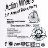 Action Wheels Block Party Sept 29th Action Wheels Block Party Sept 29th